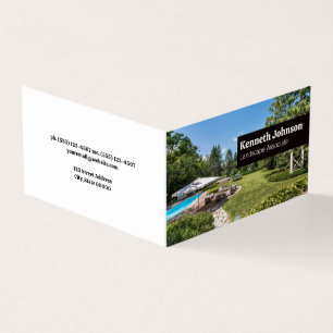 Carte De Visite Architecte paysager   Jardin pelouse