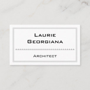 Carte de visite Architecte personnalisable et élég