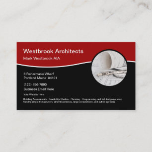 Carte De Visite Architecte professionnel et architecture