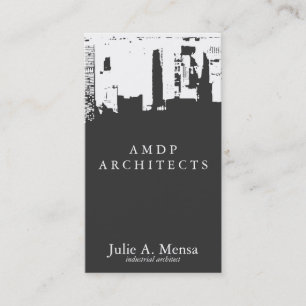 Carte De Visite Architecte Upside Downtown Skyline