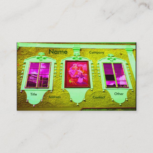 Carte De Visite Architecte Windows IV (Devant)