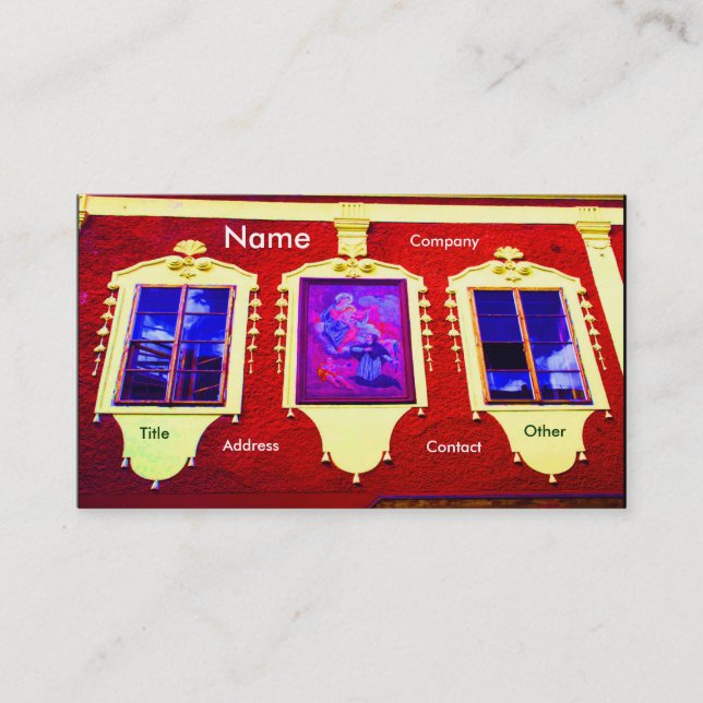 Carte De Visite Architecte Windows V (Devant)