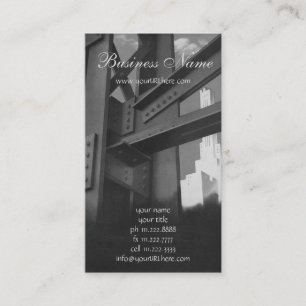 Carte De Visite Architecture de gratte-ciel de construction en aci