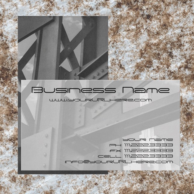 Carte De Visite Architecture de gratte-ciel en construction en aci (Créateur téléchargé)