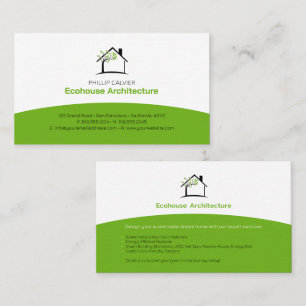 Carte De Visite Architecture   Eco Home Architect