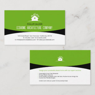 Carte De Visite Architecture   Eco Home Architect