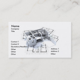 Carte De Visite Architecture moderne