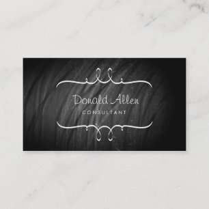 Carte De Visite Ardoise Retro de tableau Chalboard Professional Co