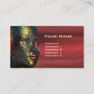 Carte De Visite ARES CYBORG Science fiction, Jaune rouge
