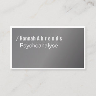 Carte De Visite Argent ! Orange et typographie, élégant, audacieux