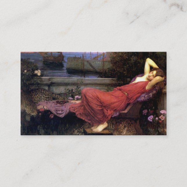 Carte De Visite Ariadne par John Waterhouse (Devant)
