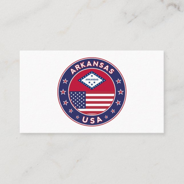 Carte De Visite Arkansas (Devant)