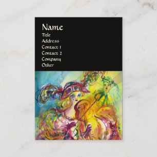 Carte De Visite ARLECCHINA VIOLINIST, Violon, Musique, Artiste de 