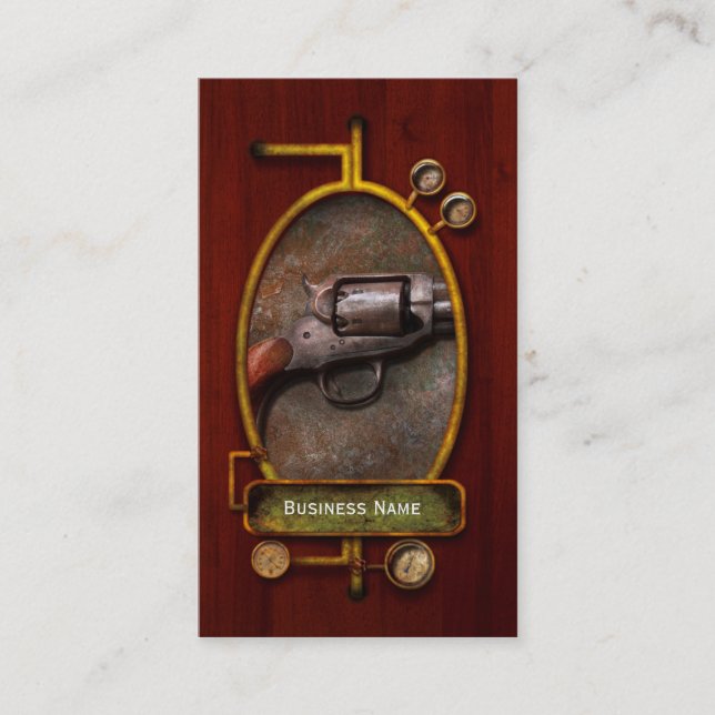 Carte De Visite Arme à feu - police - danse pour moi (Devant)