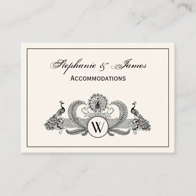 Carte De Visite Armoiries de Preppy Heraldic (Devant)