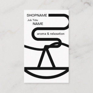 Carte De Visite Aroma/Massage/Thérapie/Carte de visite chiropratiq