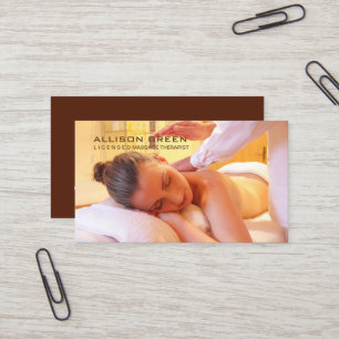 Carte De Visite Aromathérapie Acupression Reiki Massage thérapeuti