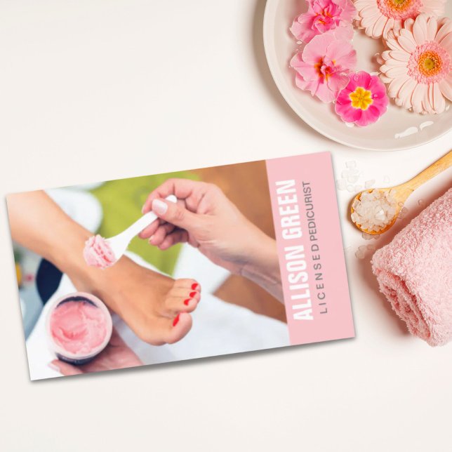 Carte De Visite Aromathérapie Manicuriste Pedicurist Pedicure Salo (Aromatherapy Manicurist Pedicurist Pedicure Salon Business Card)
