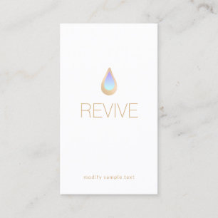 Carte De Visite Aromathérapie Naturelle Soins de Peau et Spa de Bi