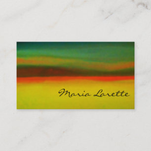 Carte De Visite ARORA BOREALIS Party Event Planner Designer Card