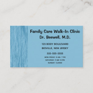 Carte De Visite Arrière - plan bleu d'éraflure