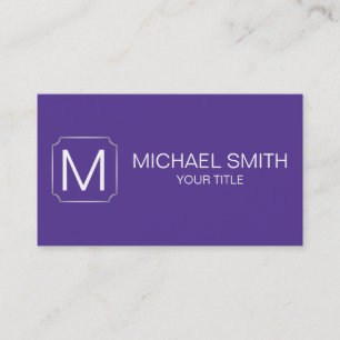 Carte De Visite Arrière - plan couleur violet bleu-magenta