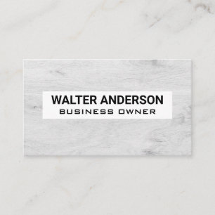 Carte De Visite Arrière - plan de bois