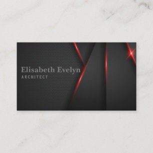 Carte De Visite arrière - plan de chevauchement abstrait noir