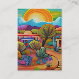 Carte De Visite Arrière - plan du paysage du sud-ouest