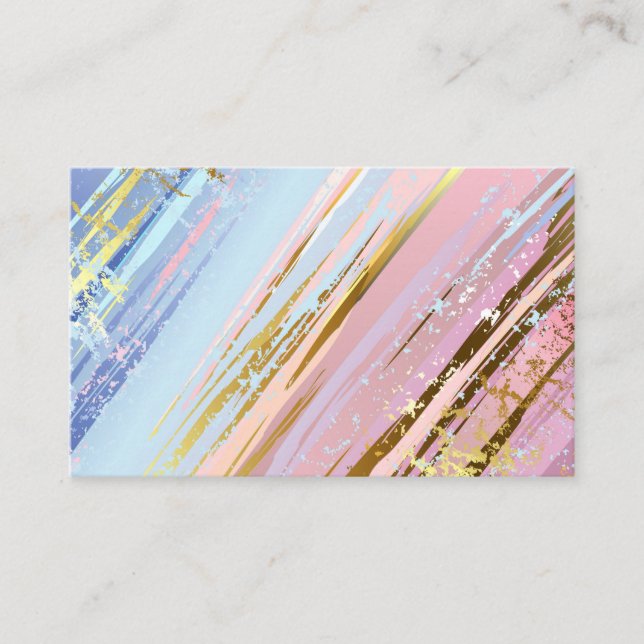 Carte De Visite Arrière - plan rose texturé (Devant)