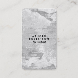 Carte De Visite Arrondi Corner Grey Mur élégant unique
