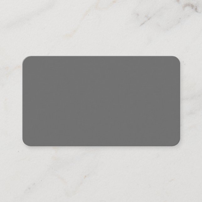 Carte de visite arrondi de Dim Grey (Devant)