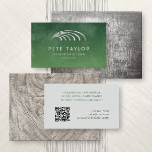 Carte De Visite Arrosage de pelouse par sprinklers
