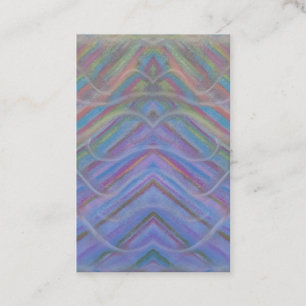 Carte De Visite Art abstrait coloré unique P40M