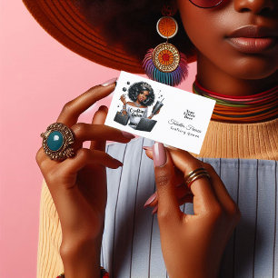 Carte De Visite Art africain américain de l'artisanat de la reine