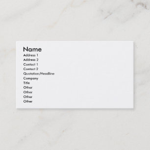 Carte De Visite Art de bruit de plancher