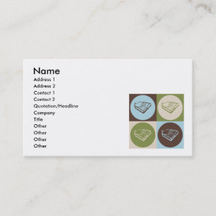 Carte De Visite Art de bruit enseignant le malvoyant