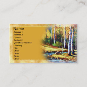 Carte De Visite Art de courant du Colorado