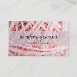 Carte De Visite Art de crochet tricot main fait artisanat amigurum