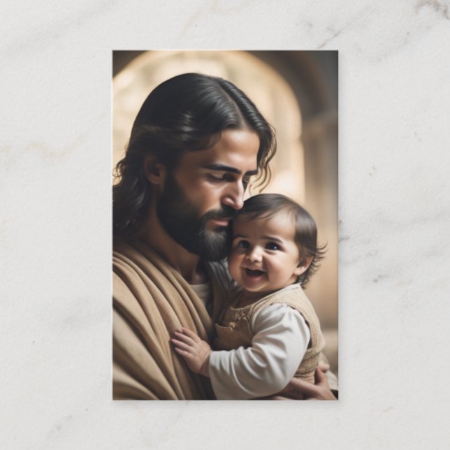 Carte De Visite art de Jésus (Devant)
