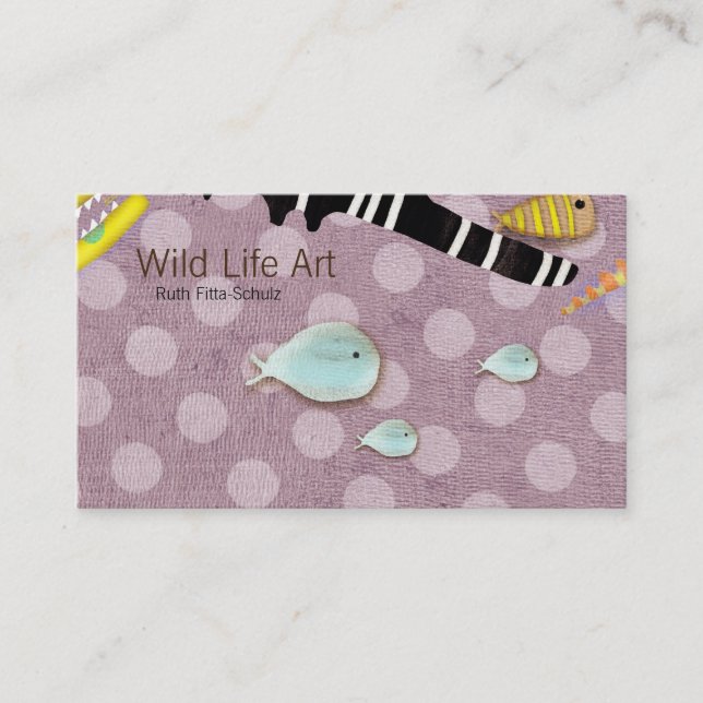 Carte De Visite Art de la faune 2015 (Devant)
