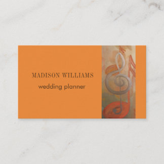 Carte De Visite Art de minimaliste de musique moderne