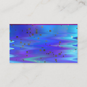 Carte De Visite Art de pépin bleu Pixels Vaporwave Esthétique Anal
