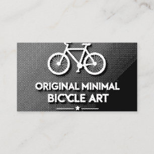 Carte De Visite Art de vélo minimaliste