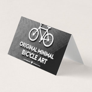 Carte De Visite Art de vélo minimaliste