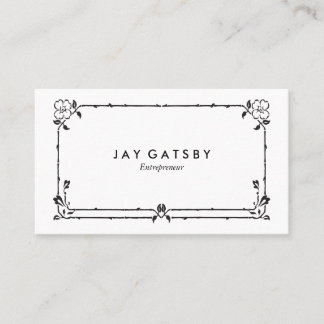 Carte De Visite Art déco classique/art Nouveau