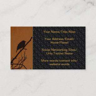 Carte De Visite Art d'oiseau