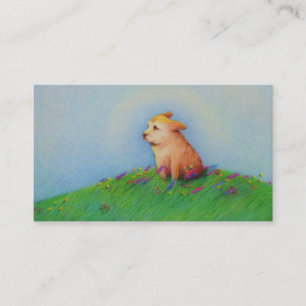 Carte De Visite Art mignon de délivrance de groomer de marcheuse