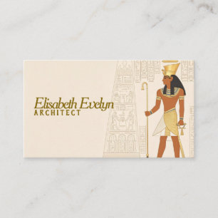 Carte De Visite Art minimaliste de pharaon égyptien antique