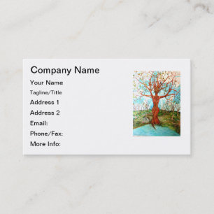 Carte De Visite Art païen de nature de Wiccan de déesse d'arbre de